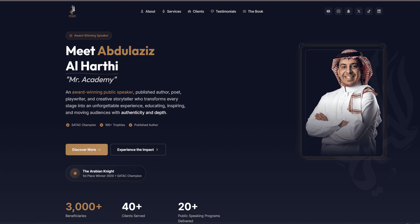 Aziz Al-Harthi Portfolio